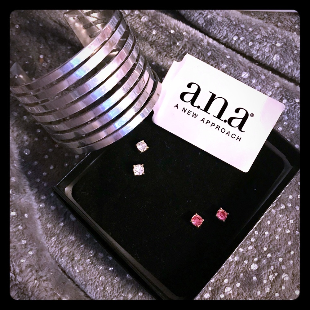 Anna Bracelet && (2) Pair Earrings